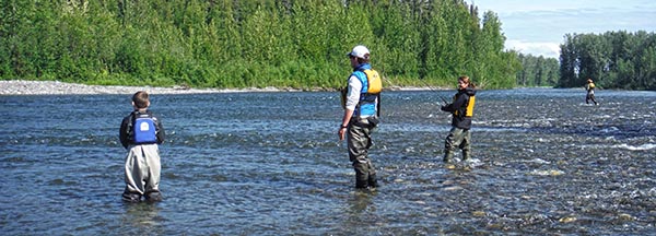 Alaska fly-in river fishing experience