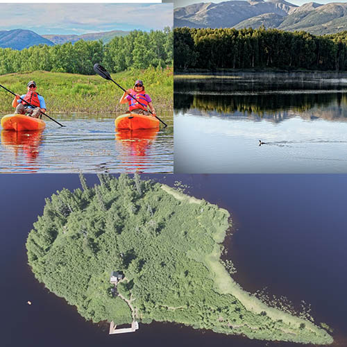 Alaska remote lake vacation rental cabin